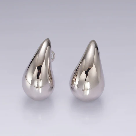 Serena Statement Earring - SILVER 25mm